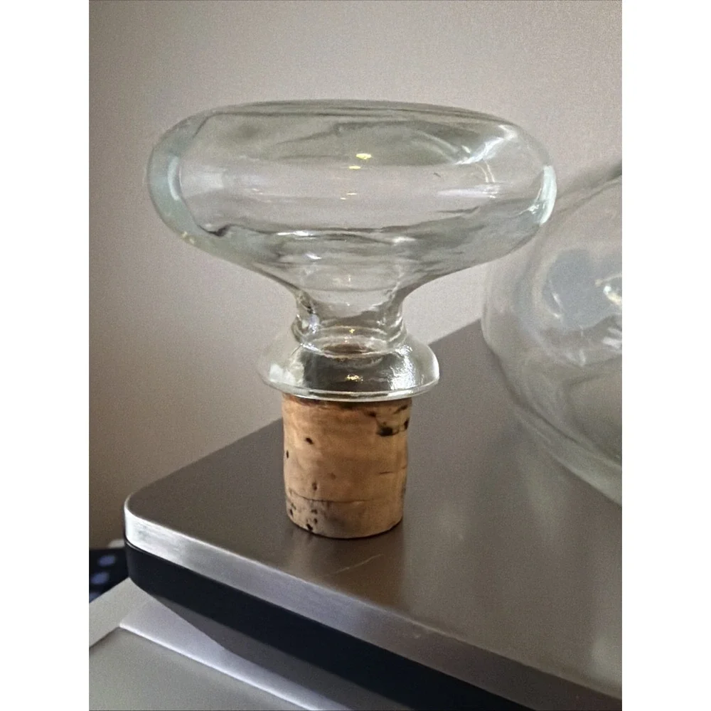 Vintage Captain's Rum Glass Decanter 7.5